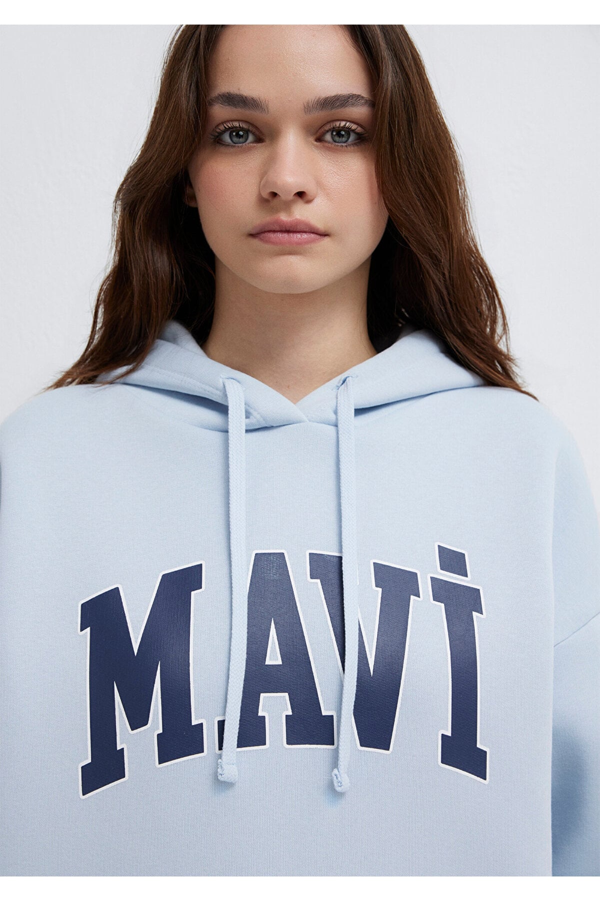 Logo Baskılı Kapüşonlu Sweatshirt 1600361-70717