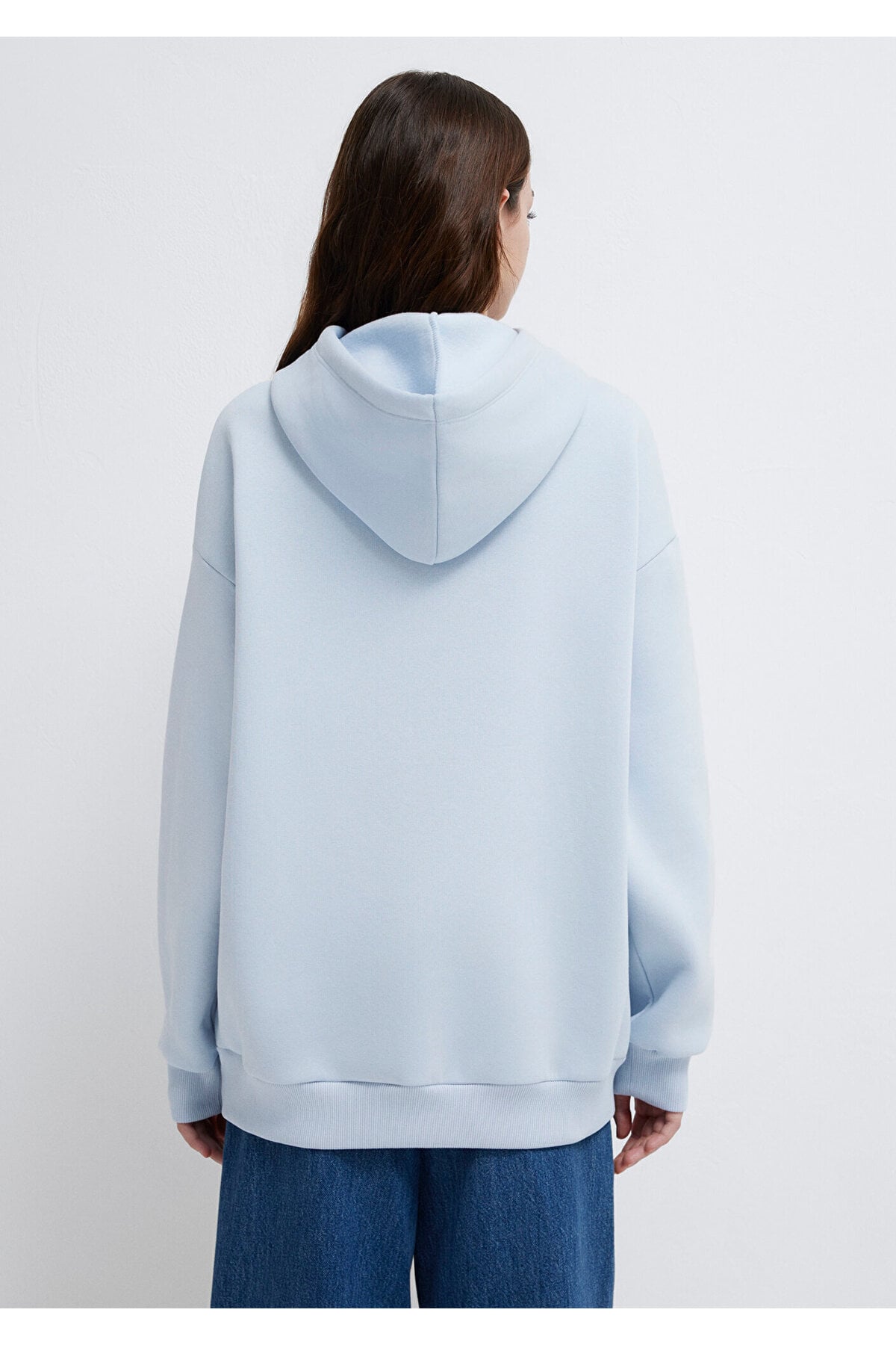 Logo Baskılı Kapüşonlu Sweatshirt 1600361-70717
