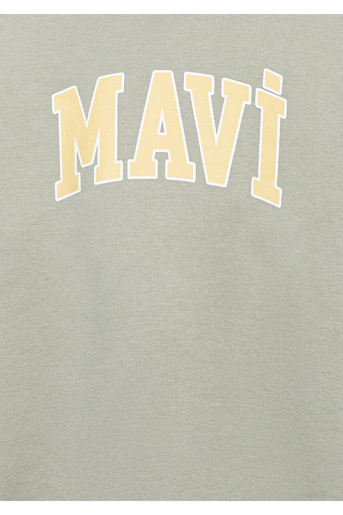 Logo Baskılı Kapüşonlu Yeşil Sweatshirt 6610110-70155