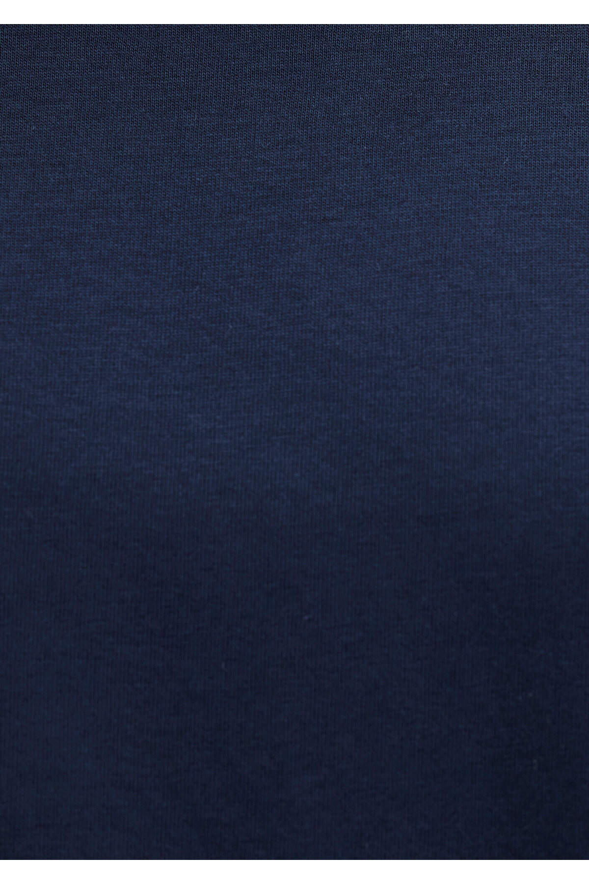 Logo Baskılı Lacivert Tişört Loose Fit / Bol Rahat Kesim 1611309-70490