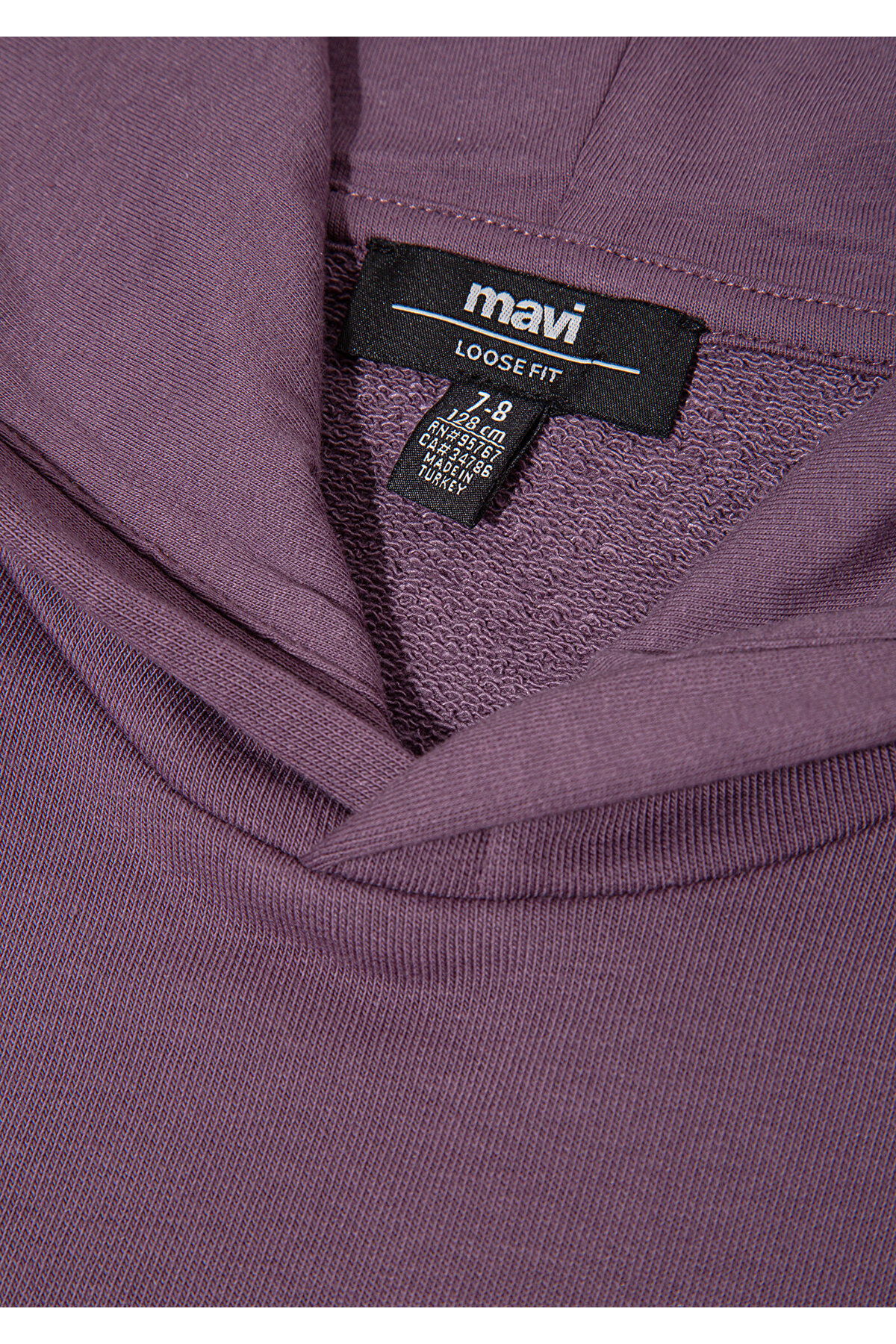 Logo Baskılı Mor Sweatshirt 6S10143-70656