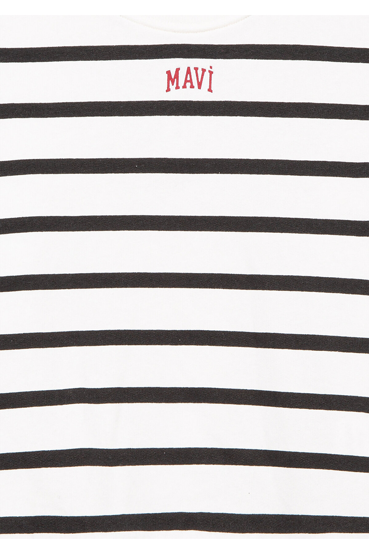 Logo Baskılı Siyah Çizgili Sweatshirt 7S10038-900