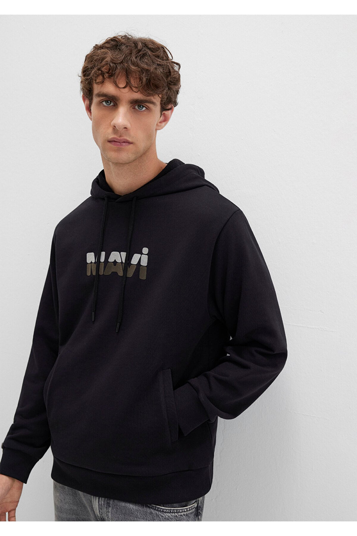 Logo Baskılı Siyah Sweatshirt 0S10395-900