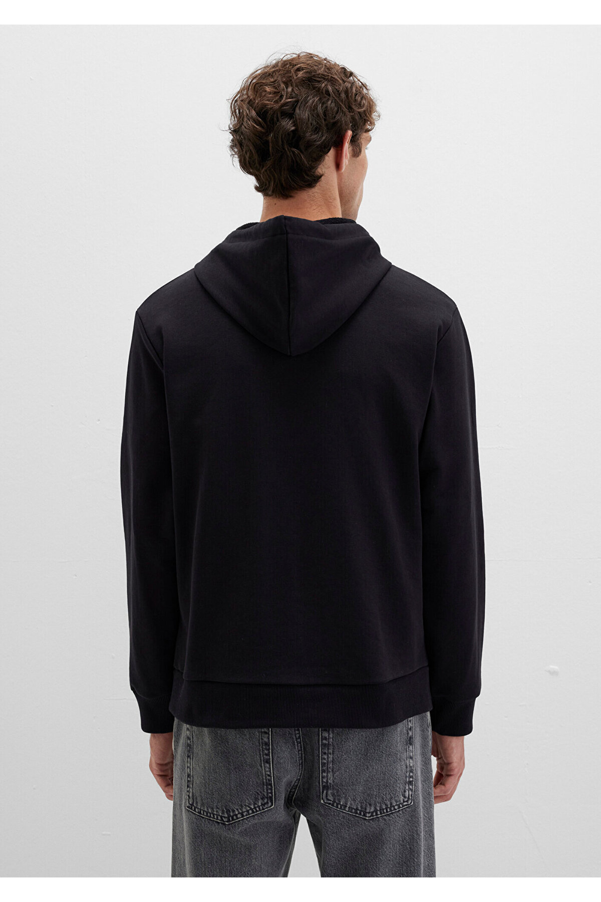 Logo Baskılı Siyah Sweatshirt 0S10395-900