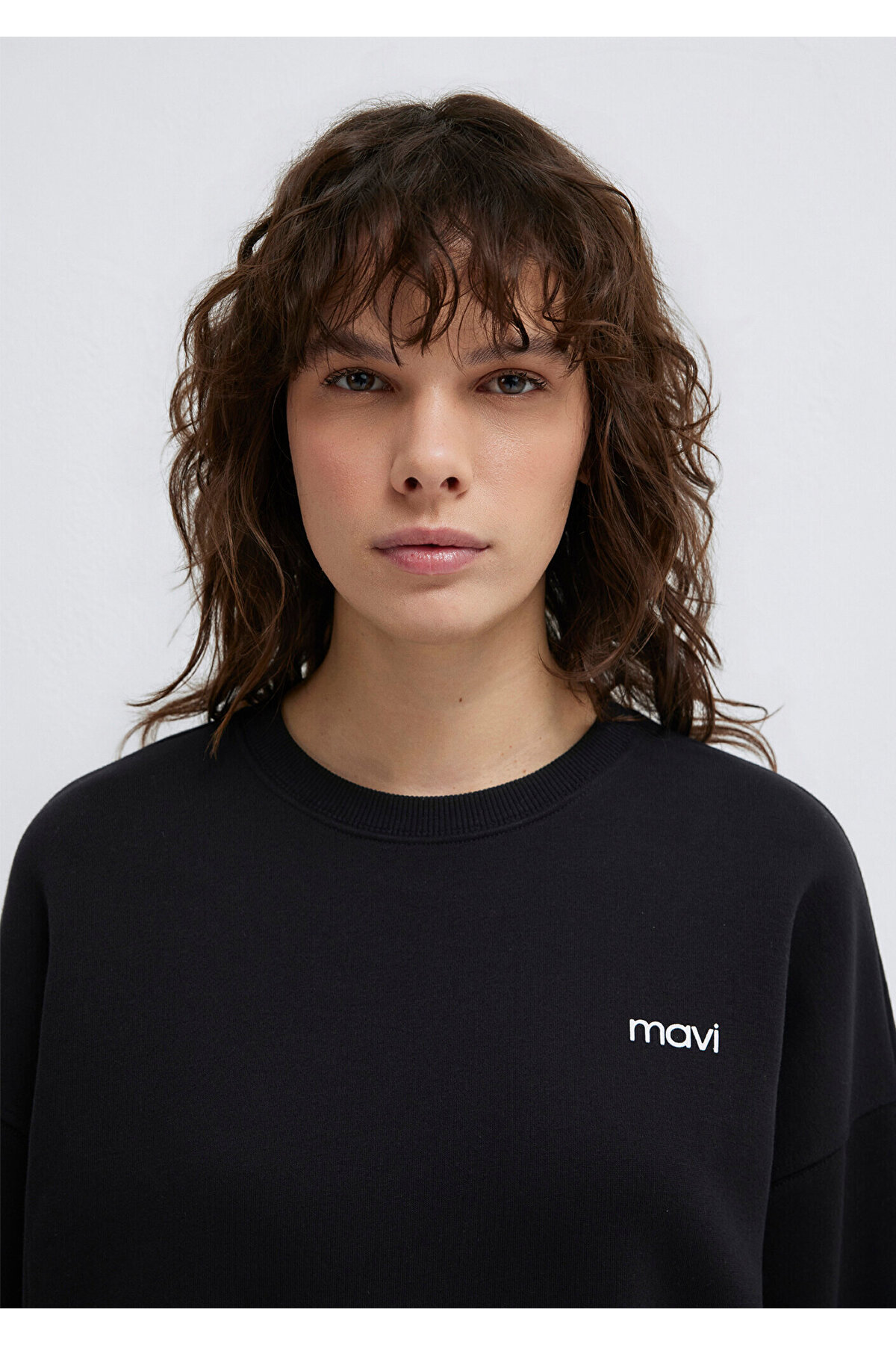 Logo Baskılı Siyah Sweatshirt 1S10490-900