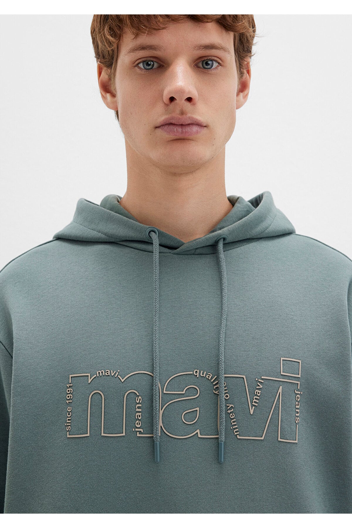 Logo Baskılı Yeşil Sweatshirt 0S10196-71577