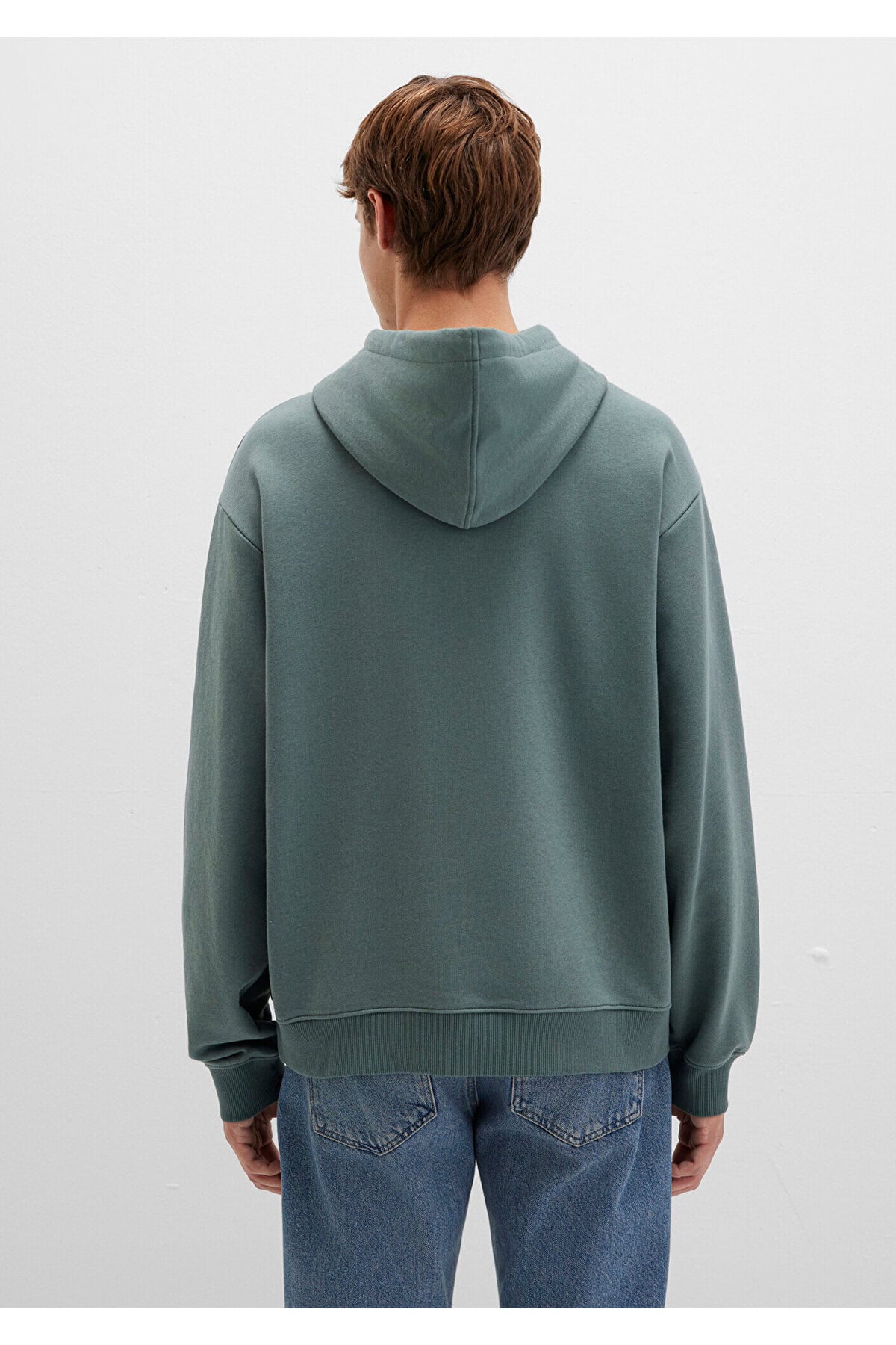 Logo Baskılı Yeşil Sweatshirt 0S10196-71577