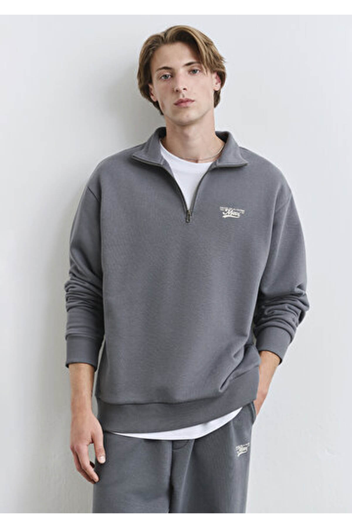 Logo Erkek Sweatshirt M0S10465-80776