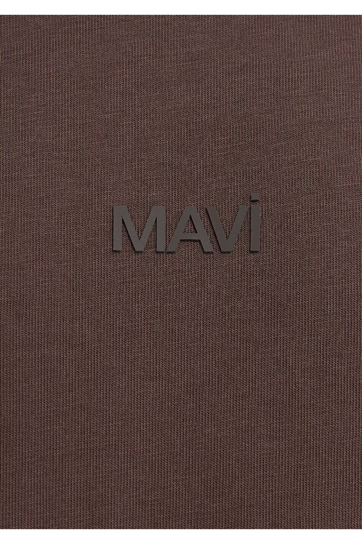 Logo Kahverengi Basic Tişört Relaxed Fit / Rahat Kesim 0613093-70251