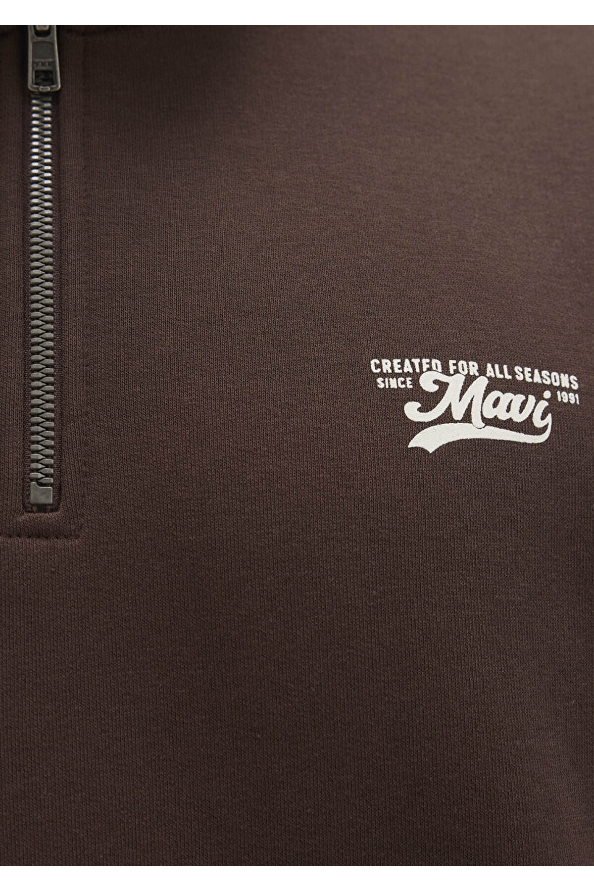 Logo Kahverengi Erkek Sweatshirt M0S10465-88067