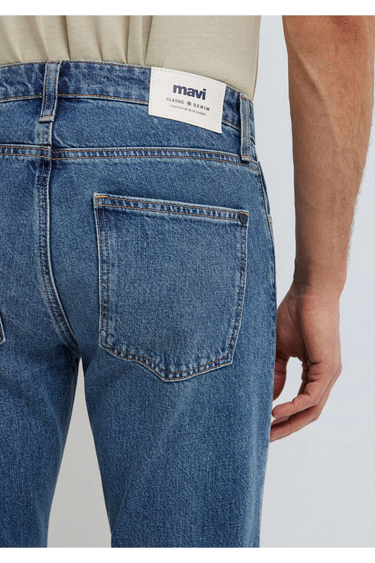 London Classic Denim Koyu Jean Pantolon 0010172-A1724