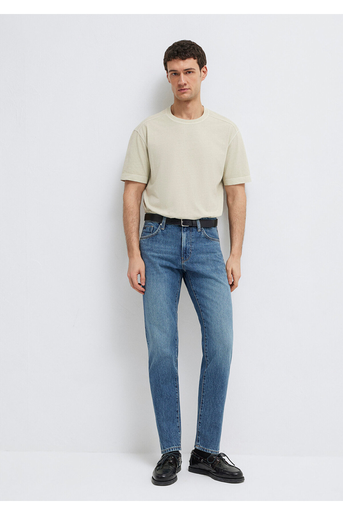 London Classic Denim Koyu Jean Pantolon 0010172-A1724