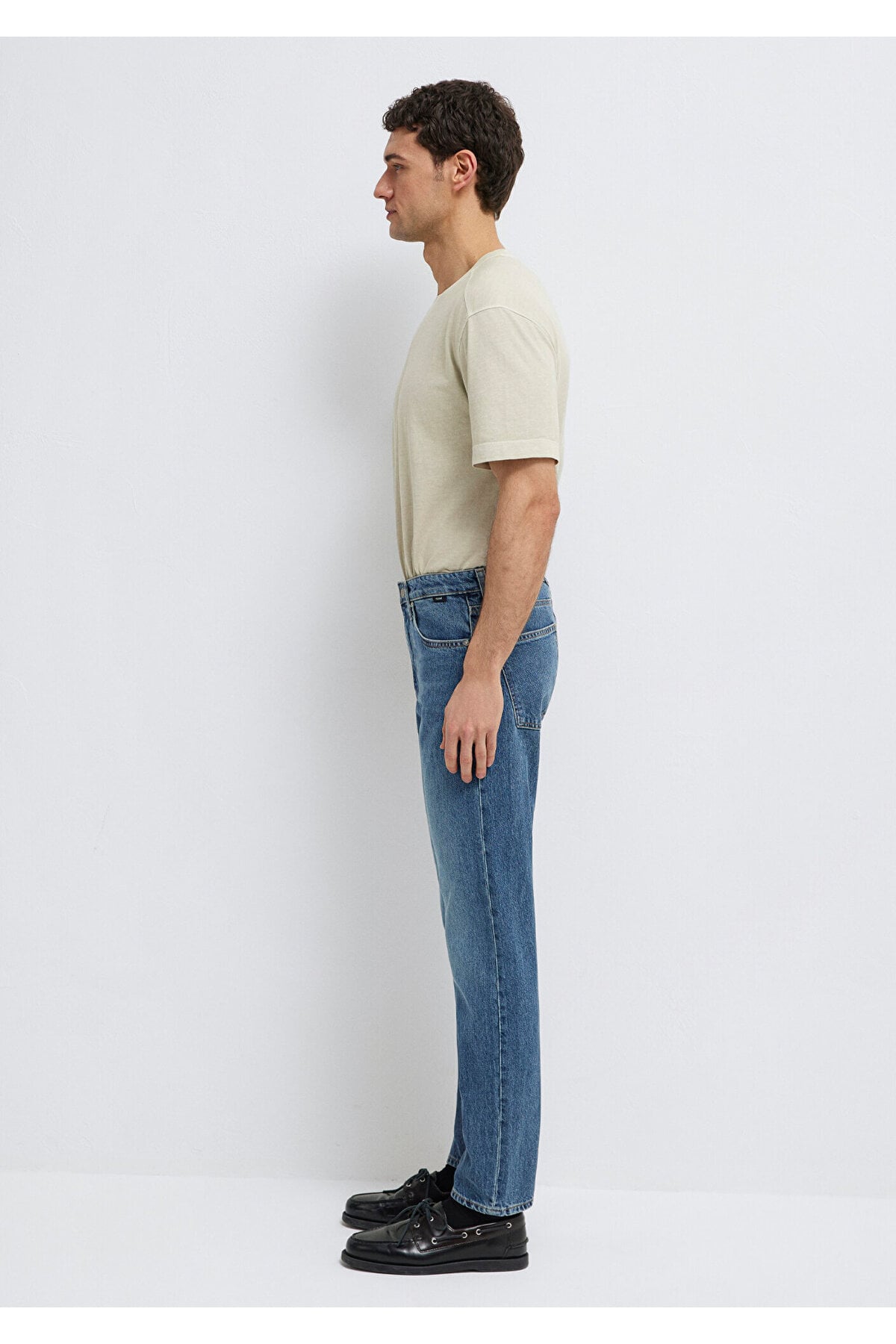 London Classic Denim Koyu Jean Pantolon 0010172-A1724
