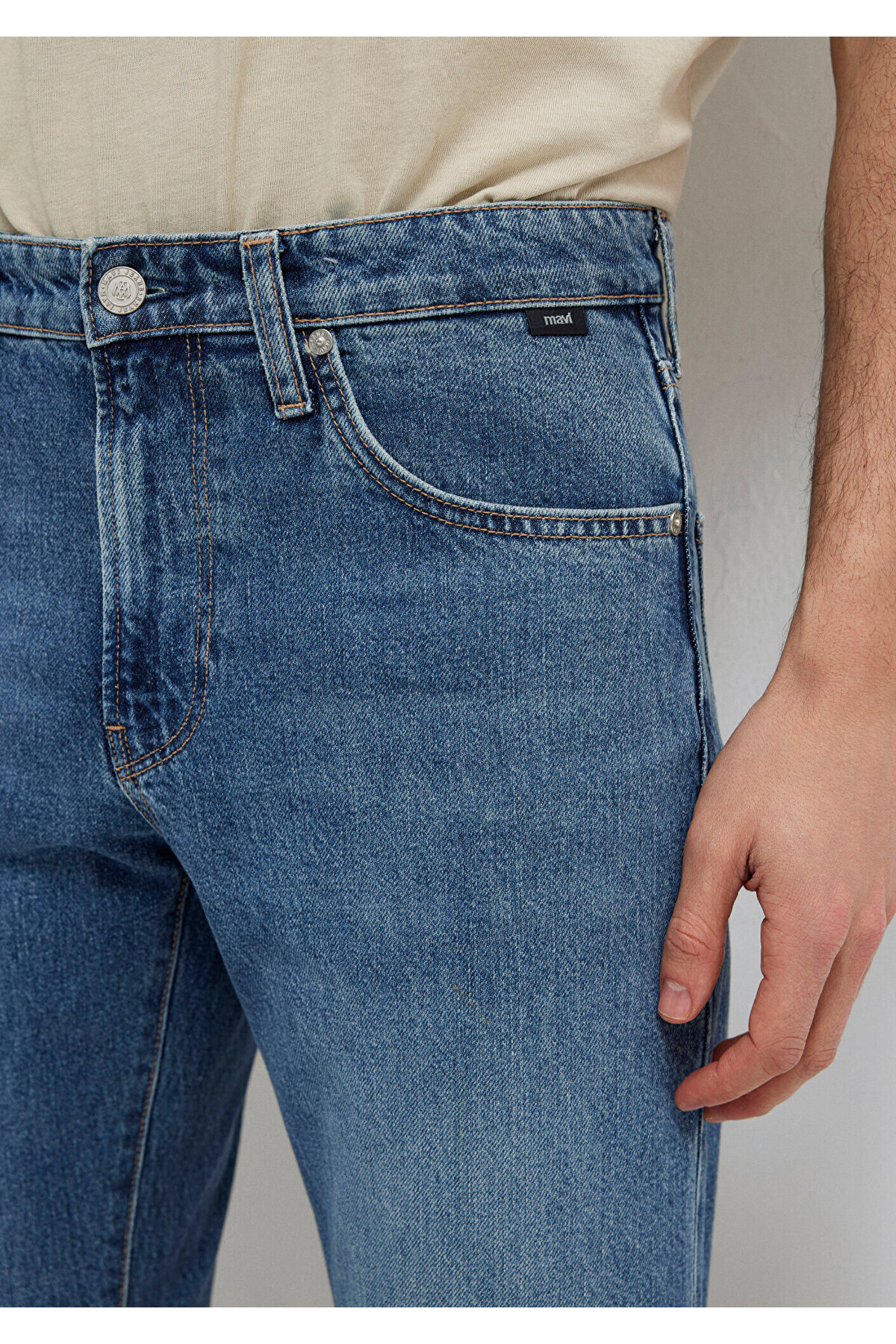 London Classic Denim Koyu Jean Pantolon 0010172-A1724