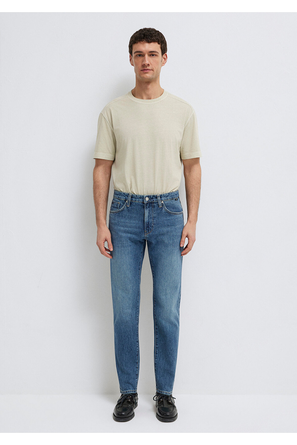 London Classic Denim Koyu Jean Pantolon 0010172-A1724
