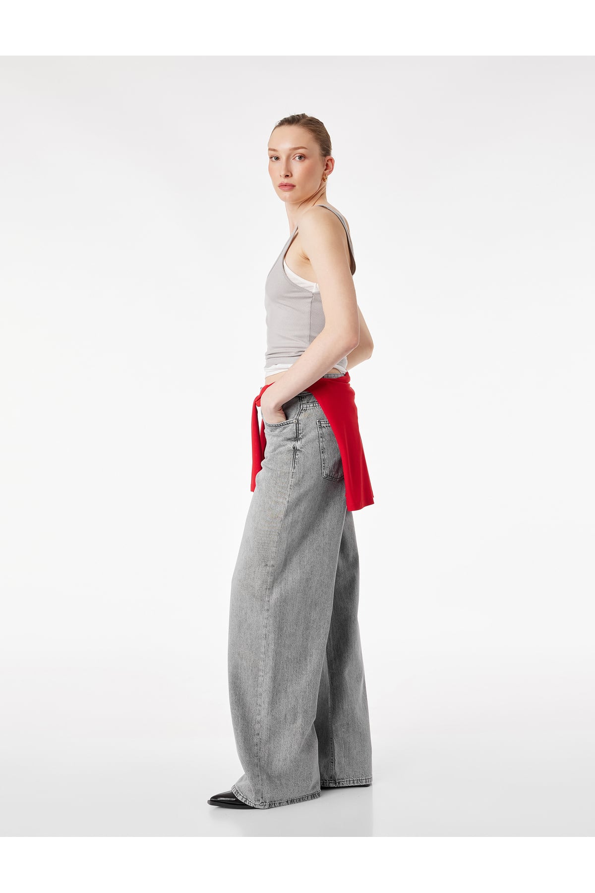 Loose Fıt Jeans Pantolon