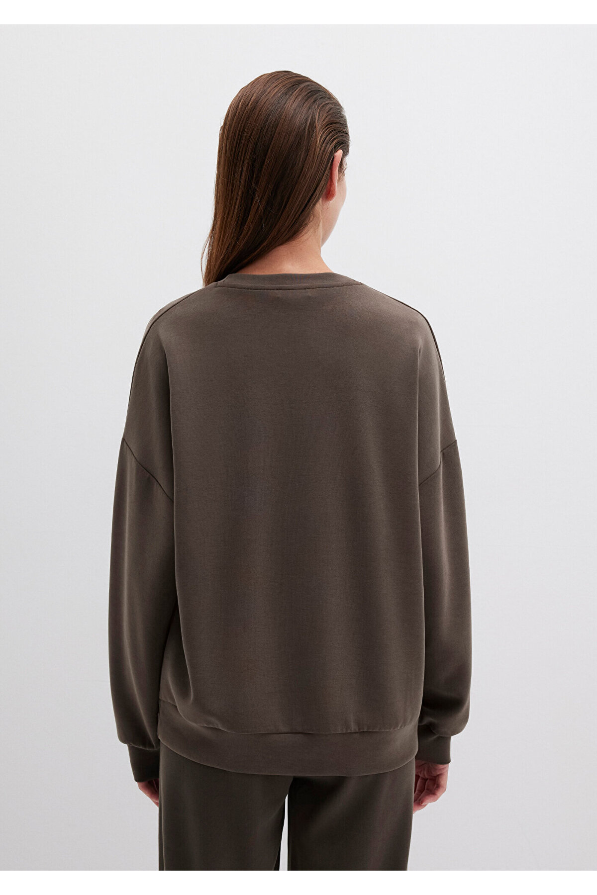 Lux Touch (TENCEL™) Modal Kahverengi Sweatshirt 168837-90707