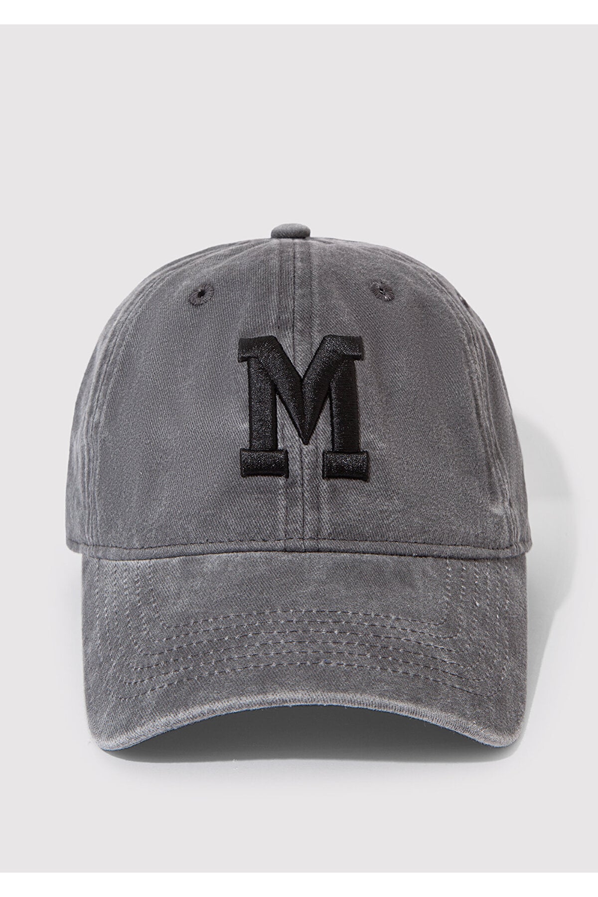 M Logo Detaylı Gri Şapka 0911156-34314
