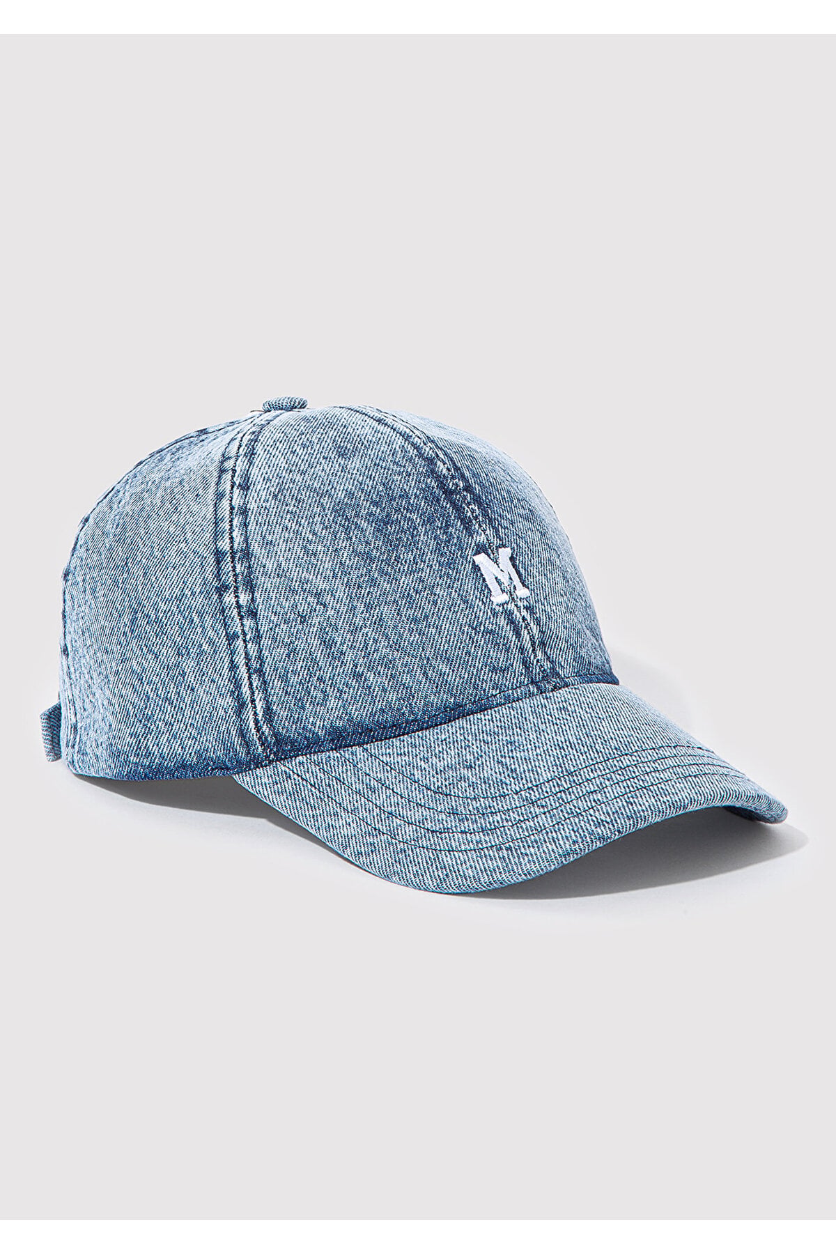 M Nakışlı Denim Şapka 1913304-84596