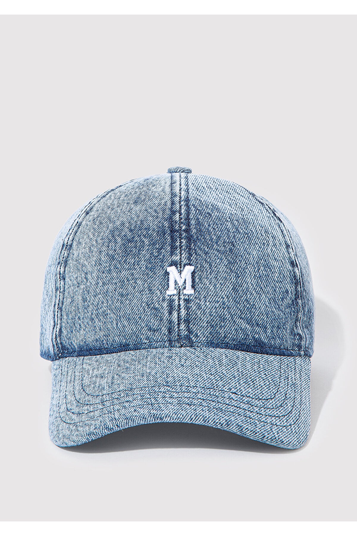 M Nakışlı Denim Şapka 1913304-84596