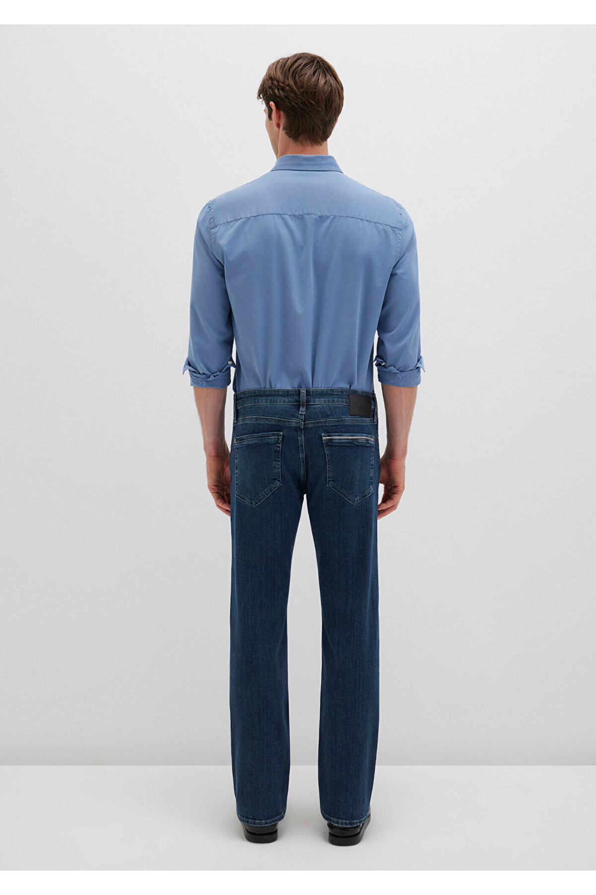 M0037885202 Martin Premium Puslu Koyu Jean Pantolon Erkek Kot Pantolon LACİVERT
