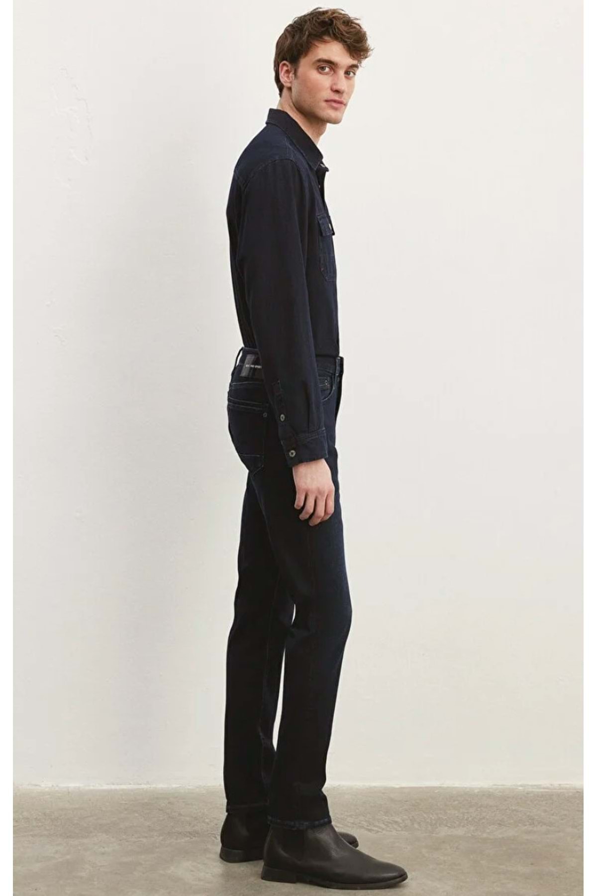 M0042235208 Jake Pro Sport Gece Mavisi Jean Pantolon Erkek Kot Pantolon LACİVERT