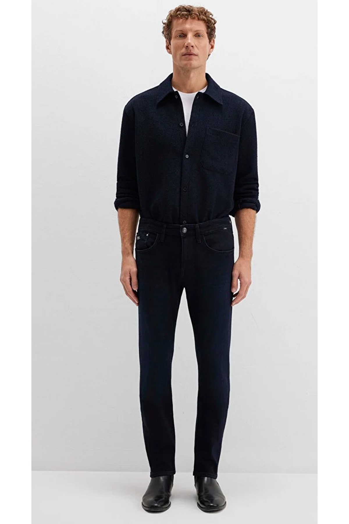 M0042291241 Jake Lux Black Koyu Gece Mavisi Jean Pantolon Erkek Kot Pantolon LACİVERT
