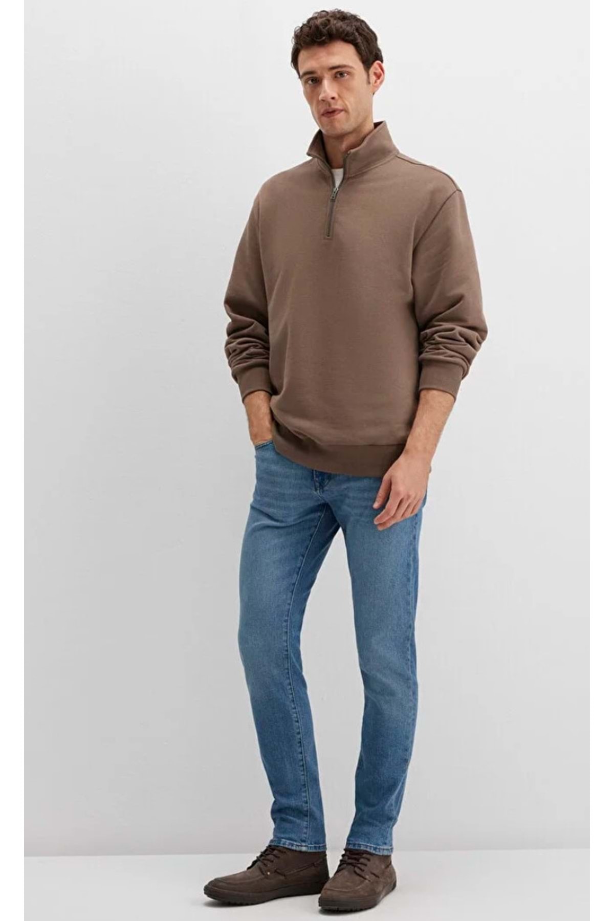 M0042490984 James 90lar Indigo Mavisi Jean Pantolon Erkek Kot Pantolon