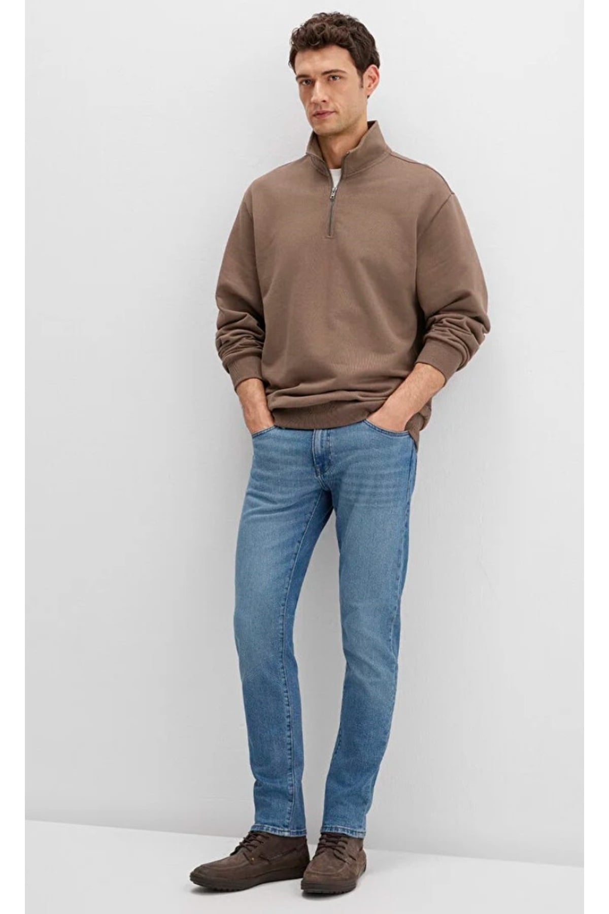 M0042490984 James 90lar Indigo Mavisi Jean Pantolon Erkek Kot Pantolon