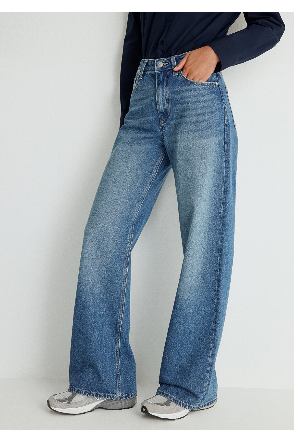 Malibu Real Blue Vintage Indigo Mavisi Jean Pantolon 1010152-87779