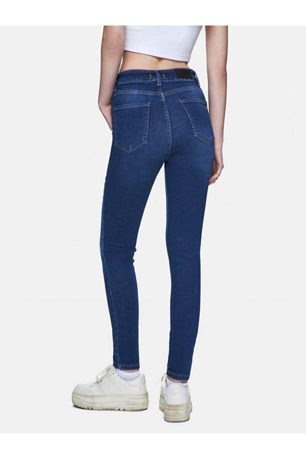 Marcella X Mırıelle Dar Paça Yüksek Bel Jean Pantolon 009515601592055725
