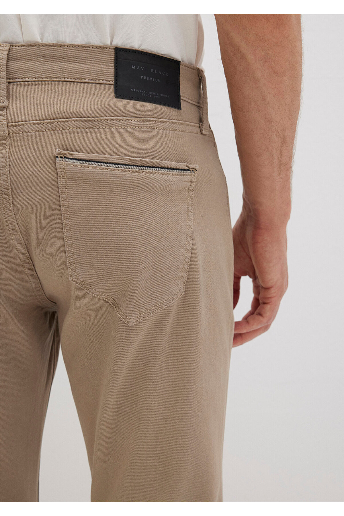 Marcus Black Bej Gabardin Pantolon 0035190689