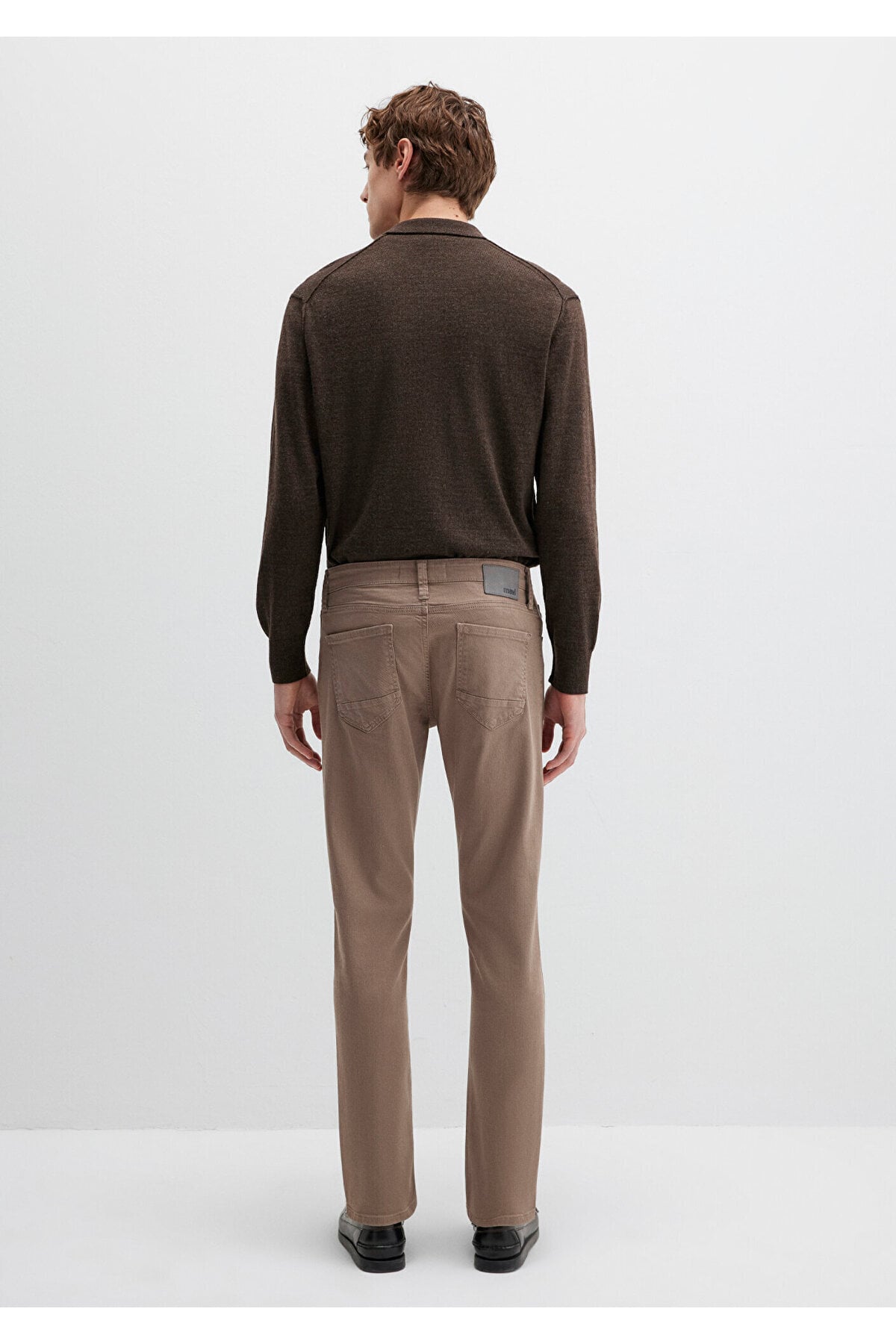 Marcus Kahverengi Comfort Gabardin Pantolon 0035189452