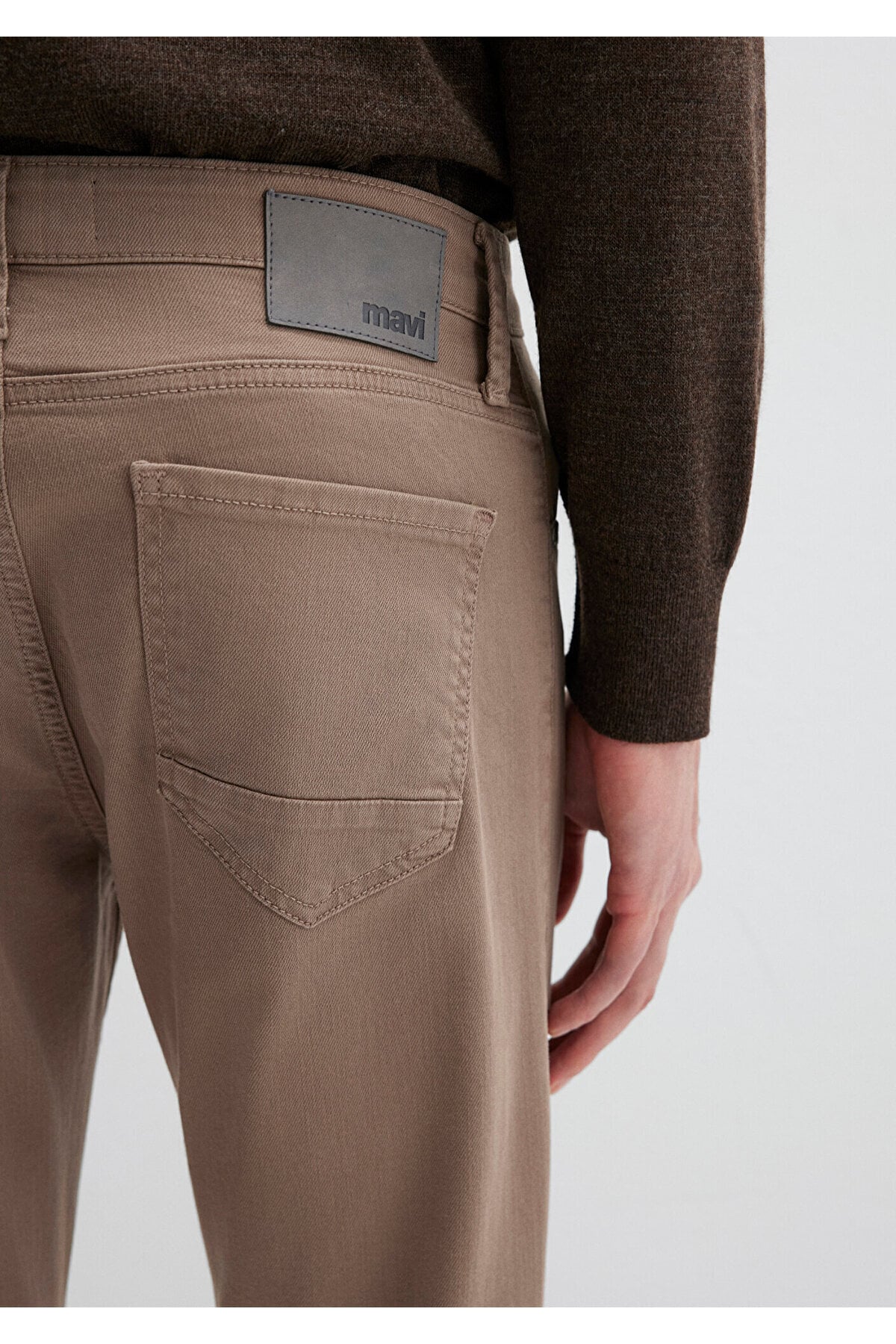Marcus Kahverengi Comfort Gabardin Pantolon 0035189452