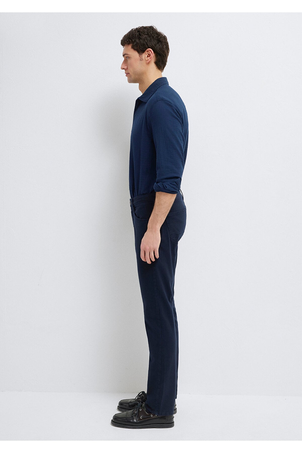 Marcus Koyu Lacivert Comfort Gabardin Pantolon 0035190674