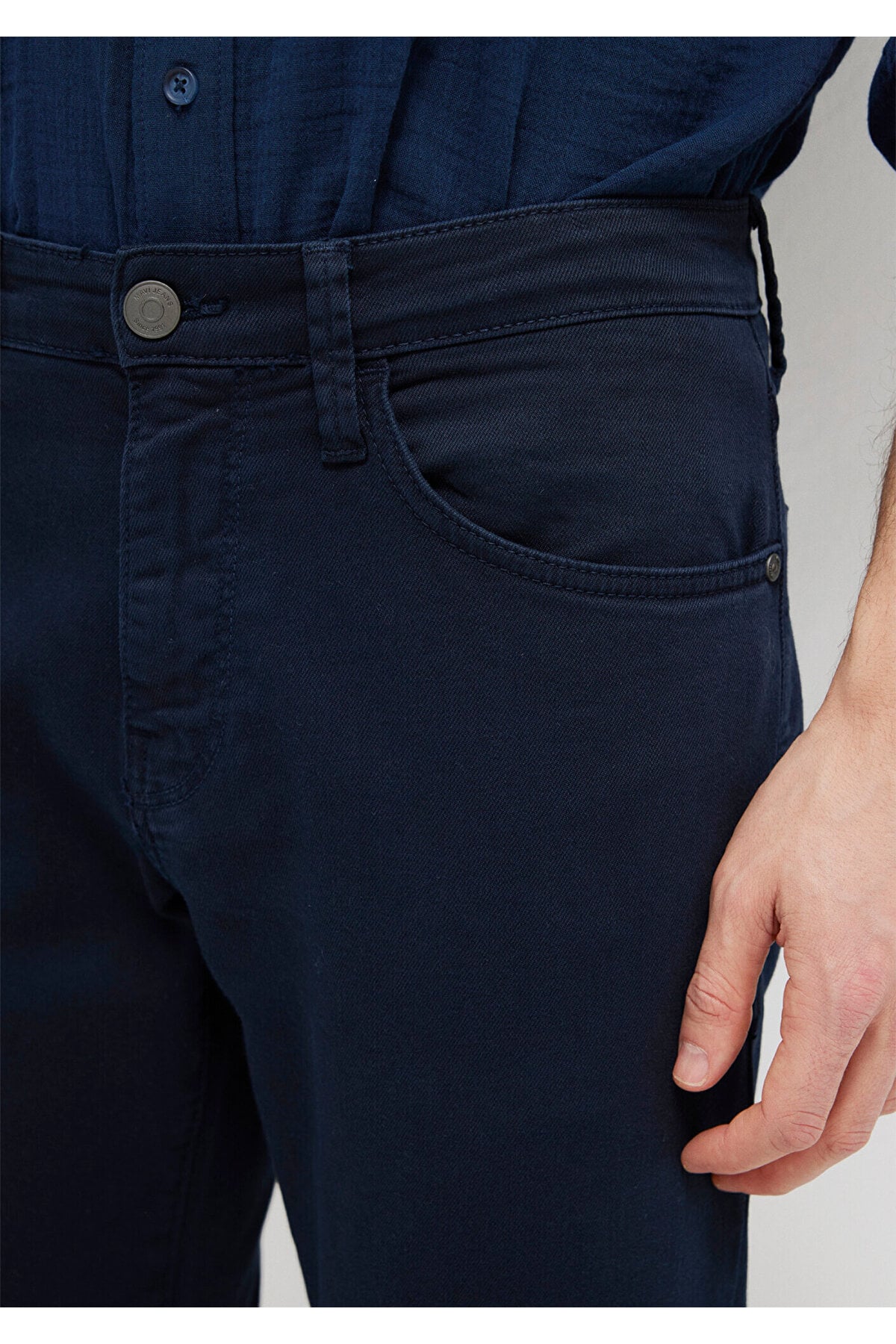 Marcus Koyu Lacivert Comfort Gabardin Pantolon 0035190674