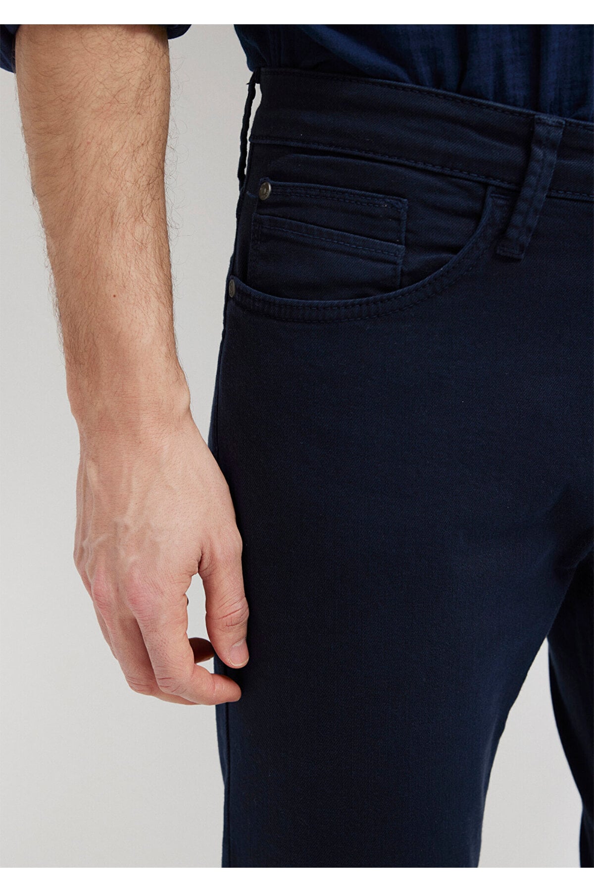 Marcus Koyu Lacivert Comfort Gabardin Pantolon 0035190674