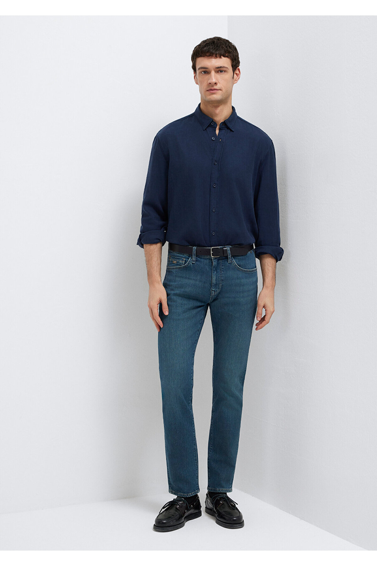 Marcus Pro Koyu Indigo Mavisi Jean Pantolon 00351A1735