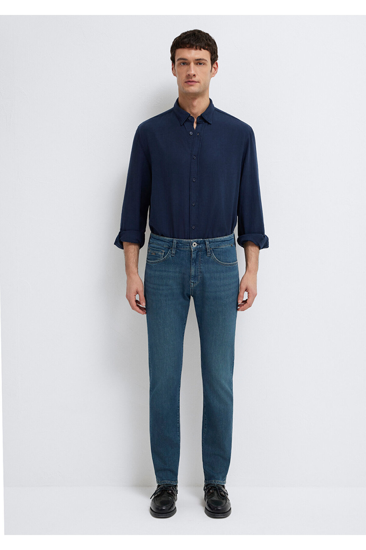Marcus Pro Koyu Indigo Mavisi Jean Pantolon 00351A1735