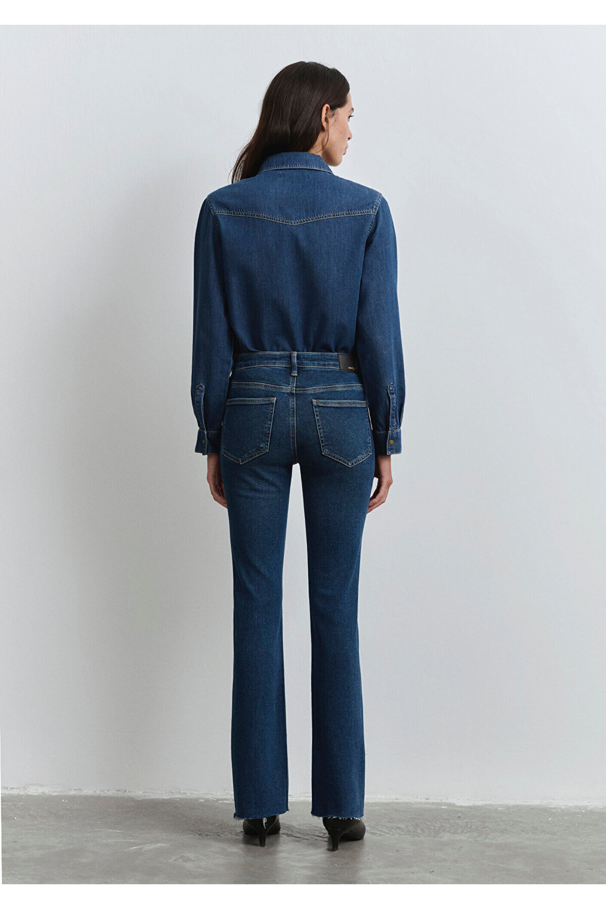 Maria Gold Denim Koyu Jean Pantolon 101225-80680