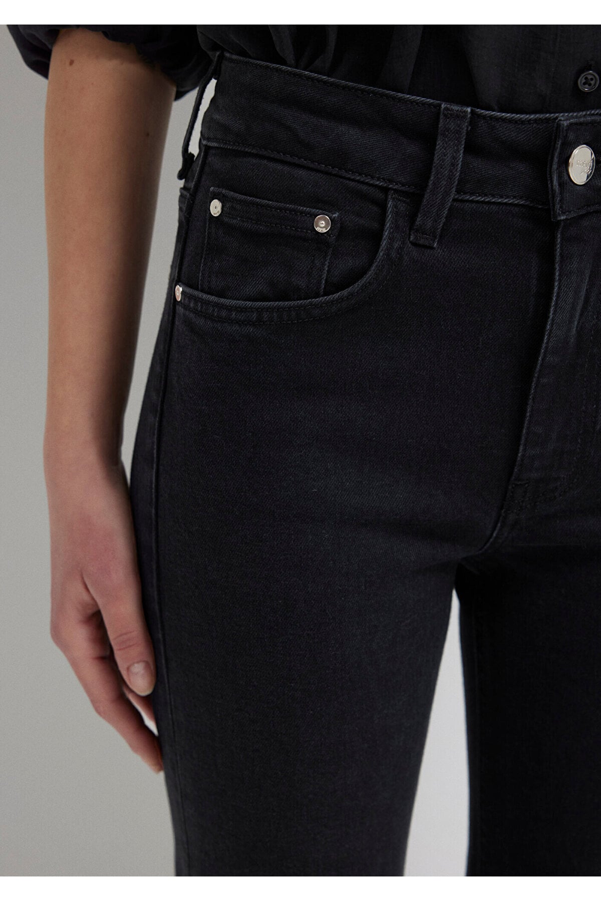 Maria Gold Premium Gri Smoke Jean Pantolon 101225-80998