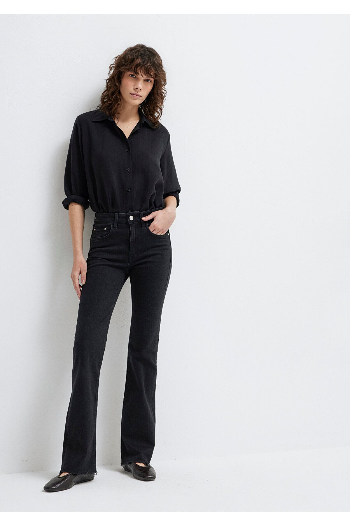 Maria Gold Premium Gri Smoke Jean Pantolon 101225-80998