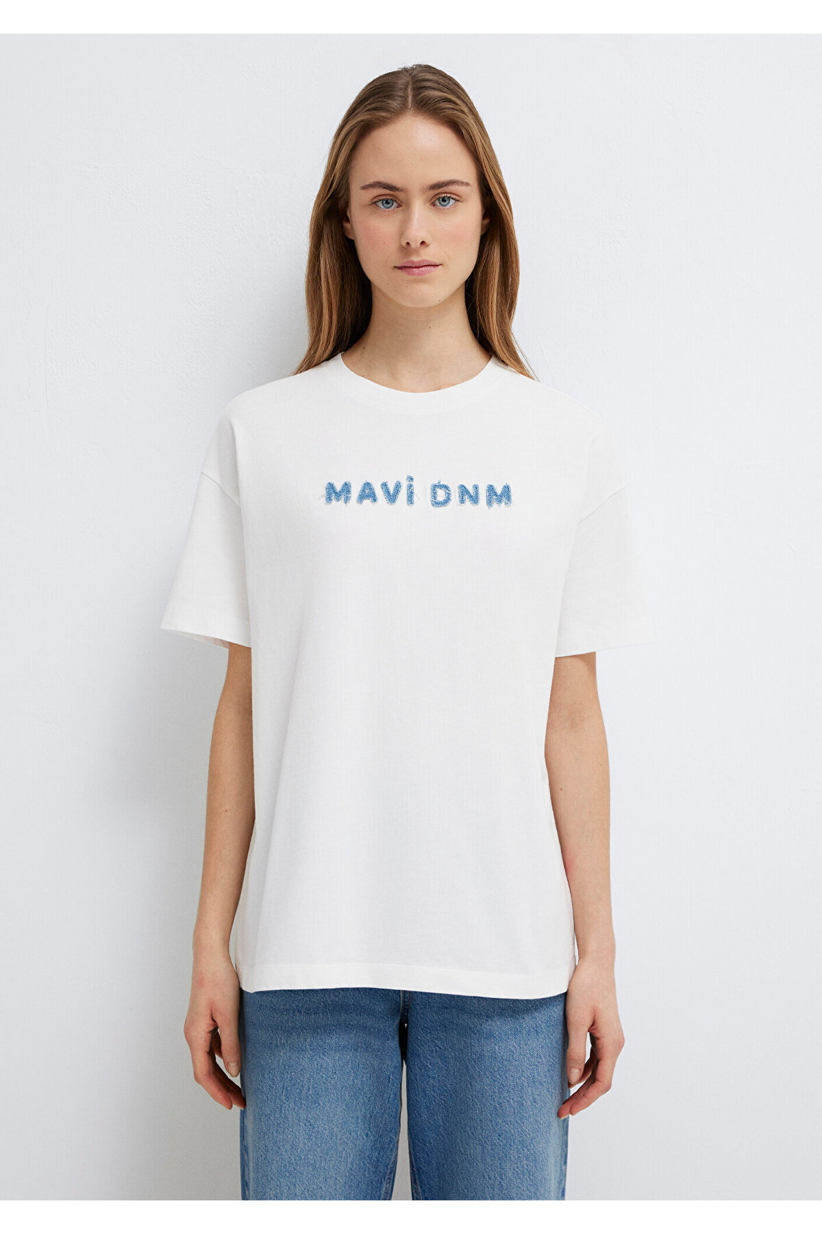Mavi Baskılı Tişört