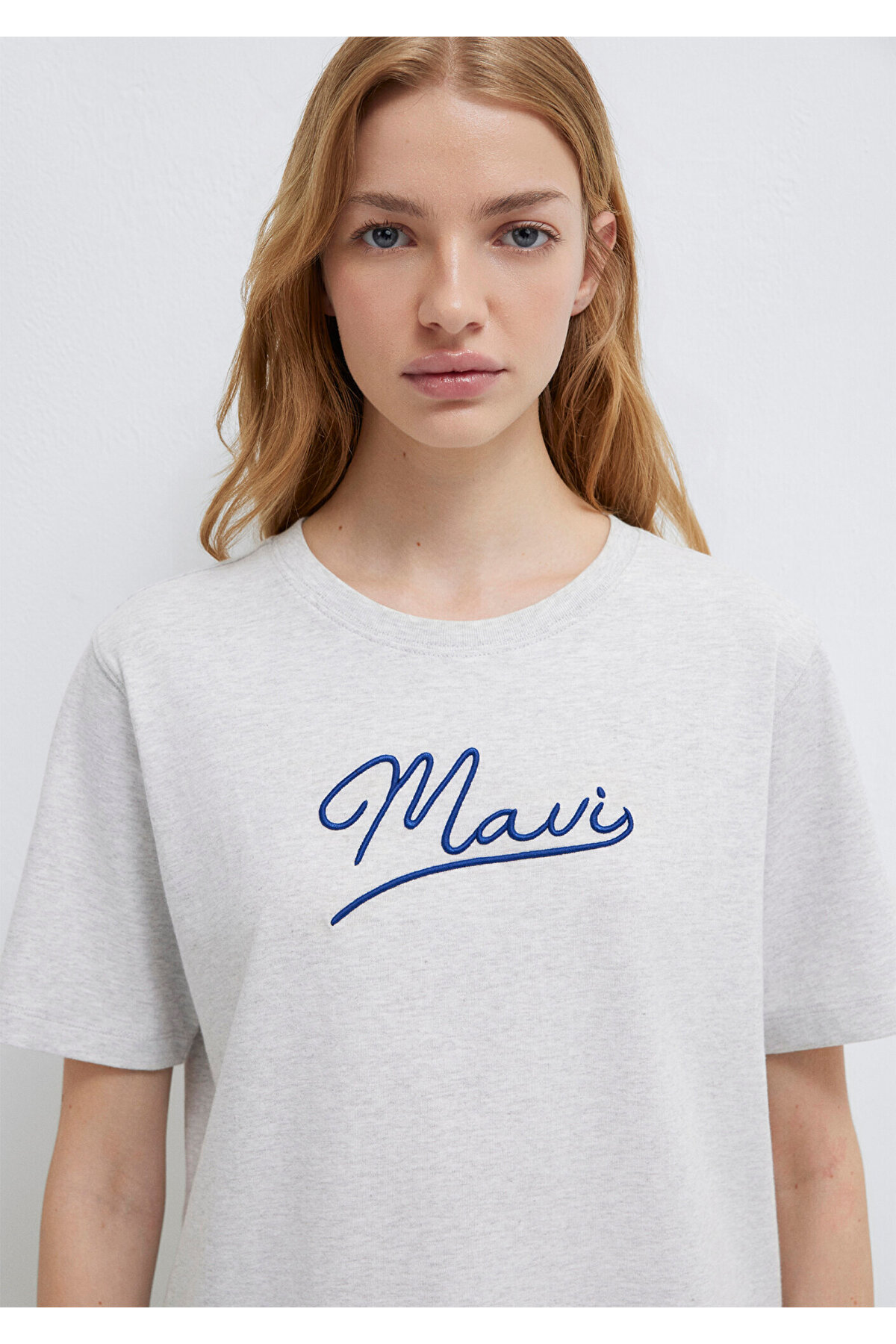 Mavı Jeans Baskılı Tişört