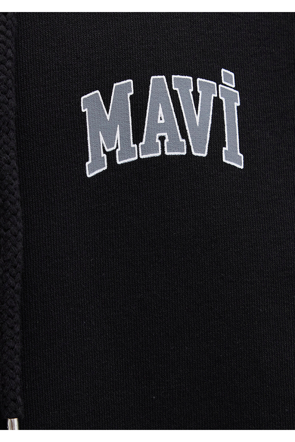 Mavi Logo Fermuarlı Kapüşonlu Sweatshırt