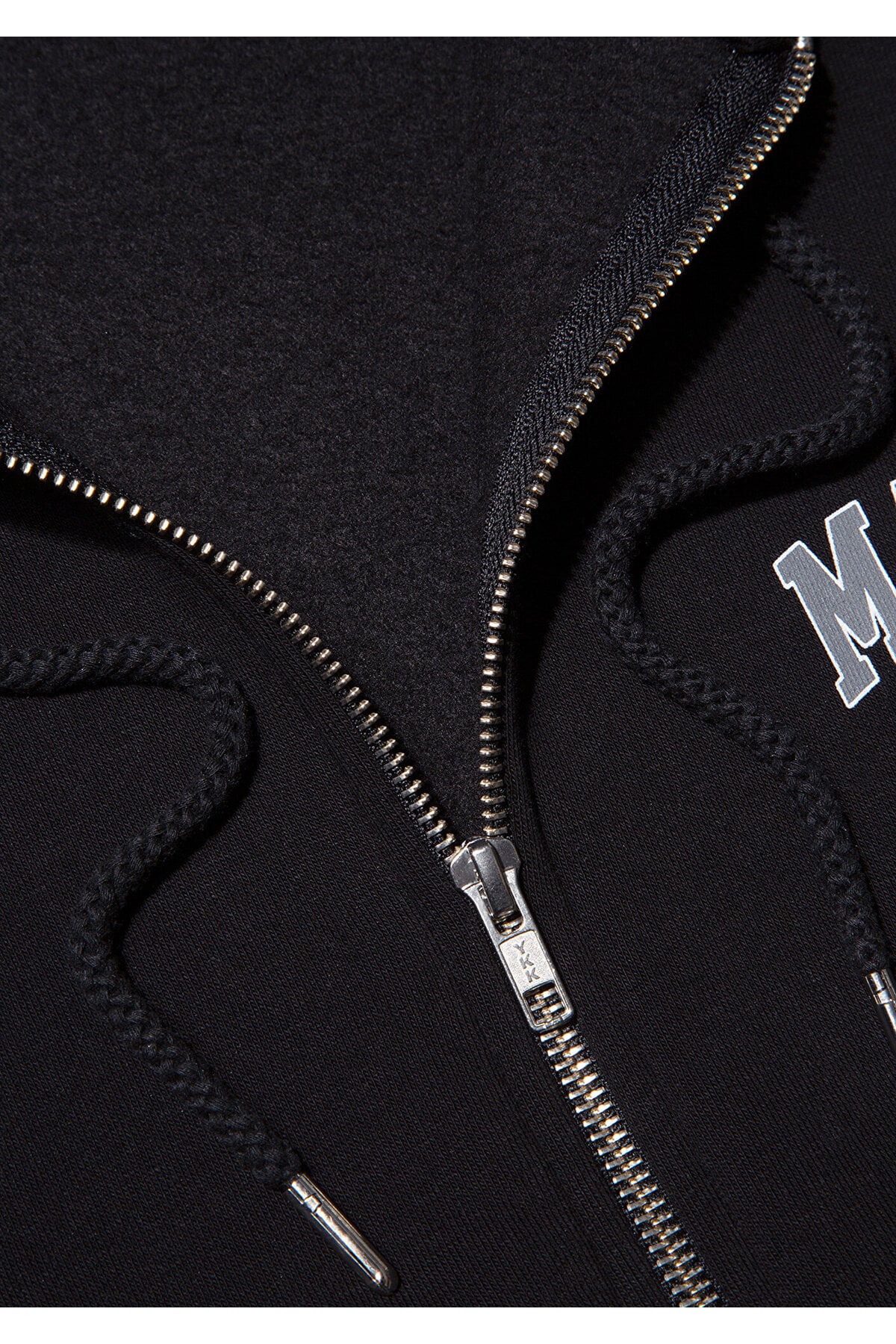 Mavi Logo Fermuarlı Kapüşonlu Sweatshırt