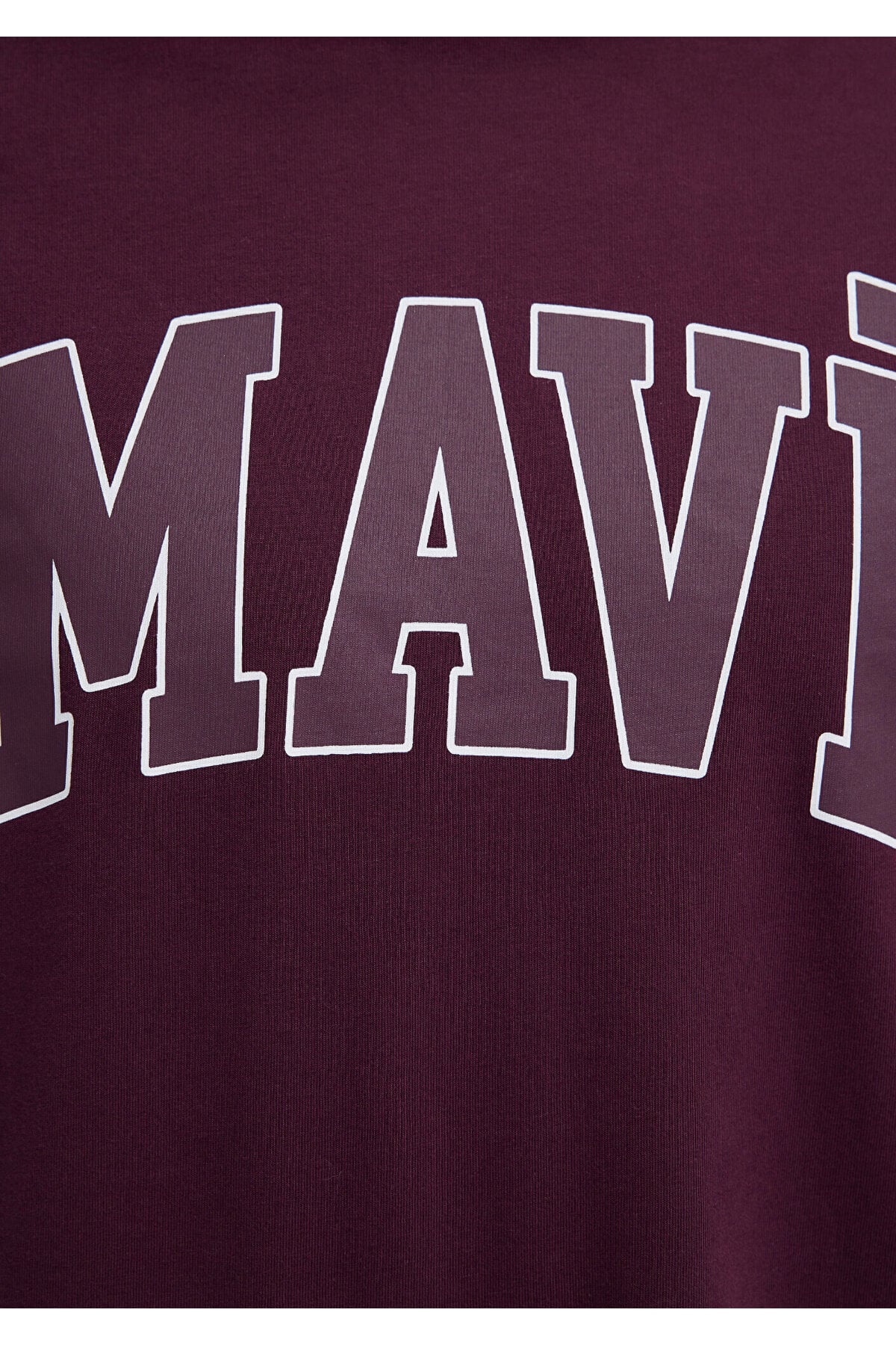 Mavi Logo Tişört Menekşe Mavi