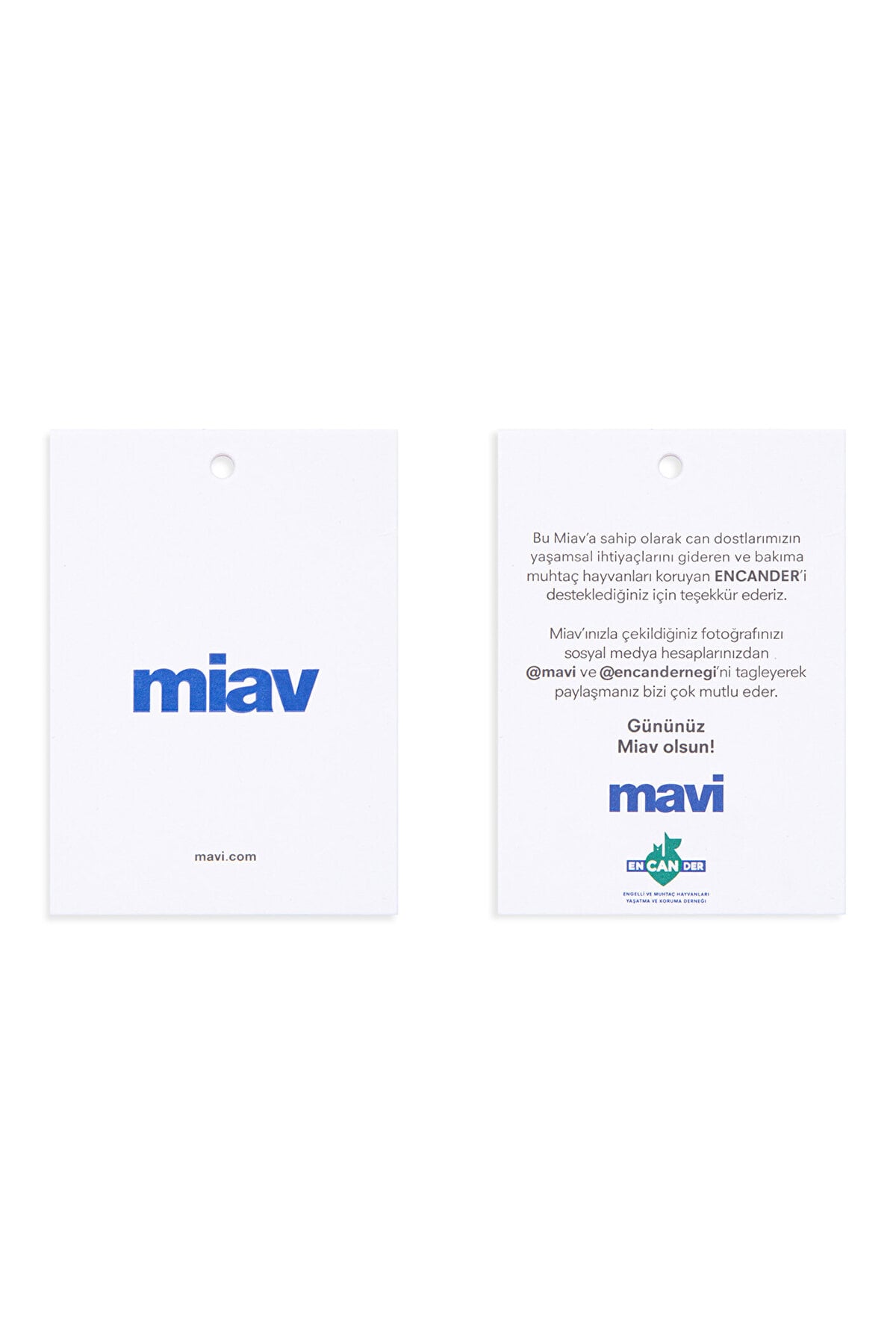 Miav Baskılı Tişört Beyaz