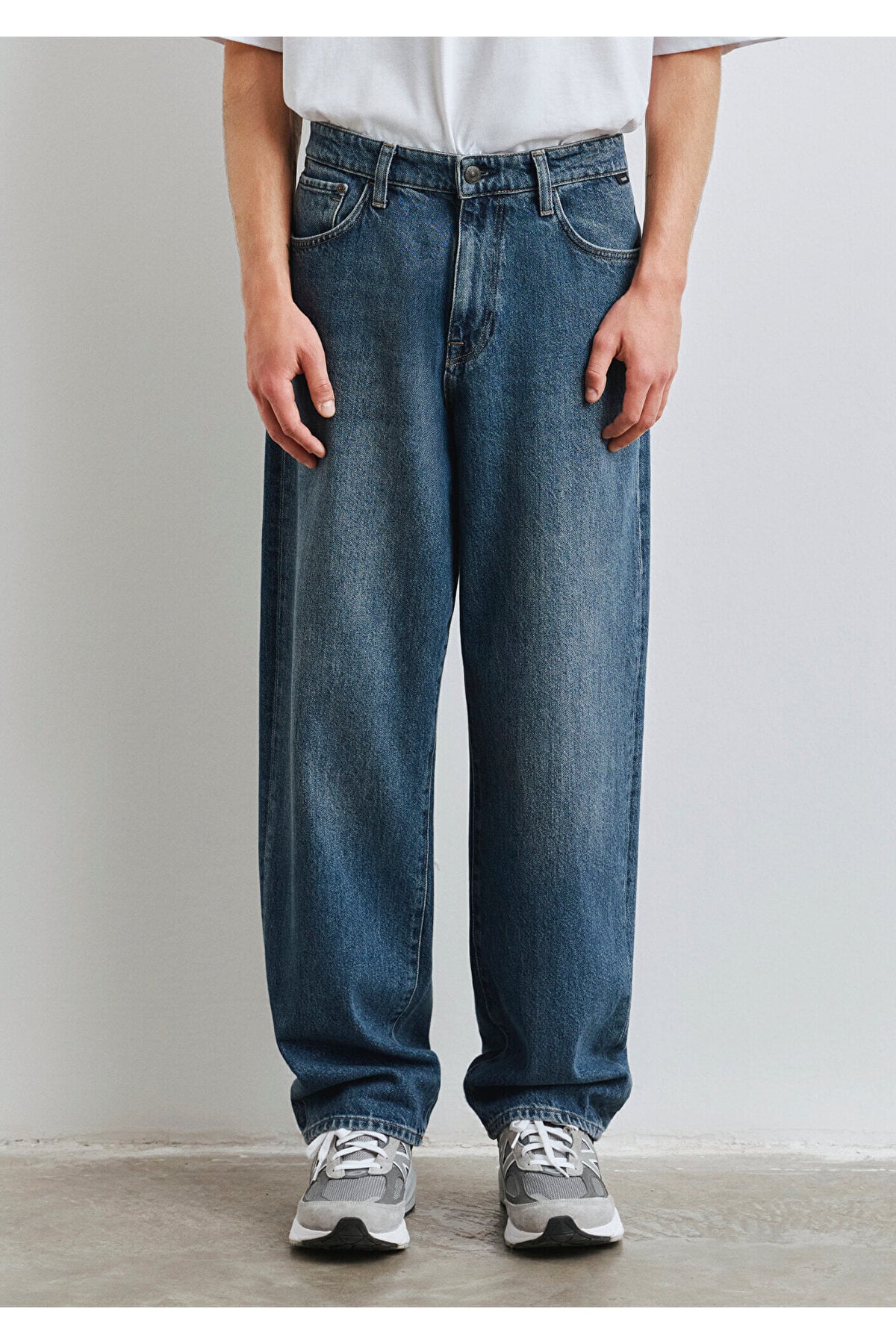 Mitte Street Puslu Indigo Mavisi Jean Pantolon 0010101-90629
