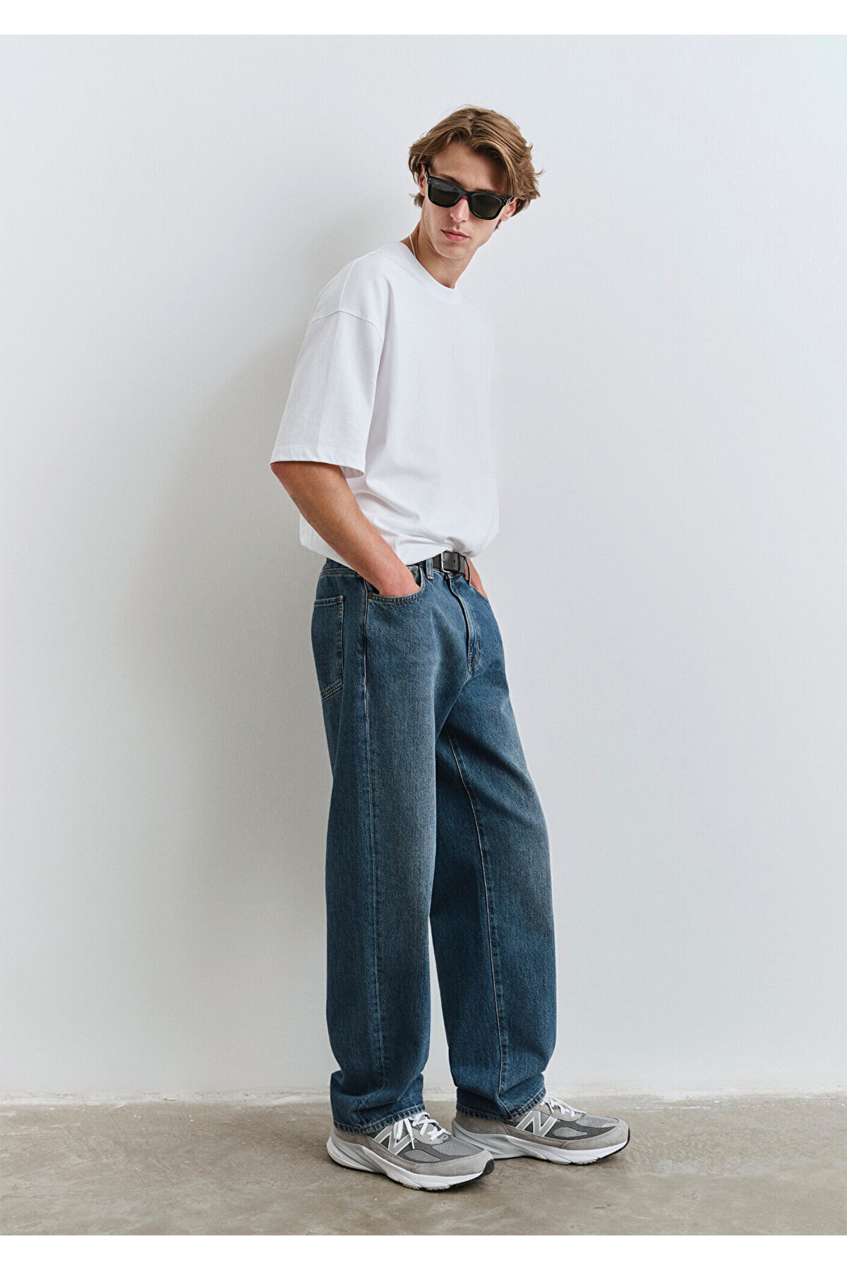 Mitte Street Puslu Indigo Mavisi Jean Pantolon 0010101-90629